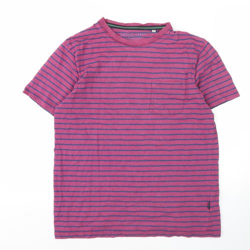 Racing Green Unisex Striped T-Shirt S Multicoloured