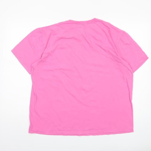 Hobo Jack Pink XL Women's T-Shirt Casual Crew