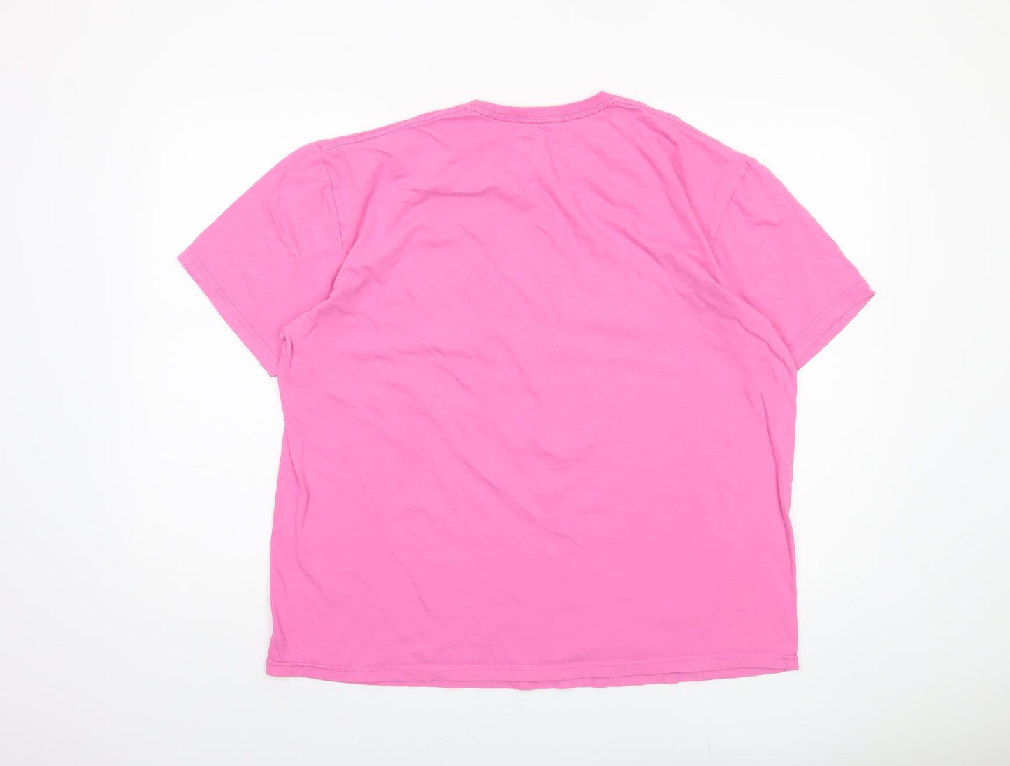 Hobo Jack Pink XL Women's T-Shirt Casual Crew