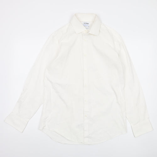 T.M.Lewin Men's White Extra-Slim Shirt