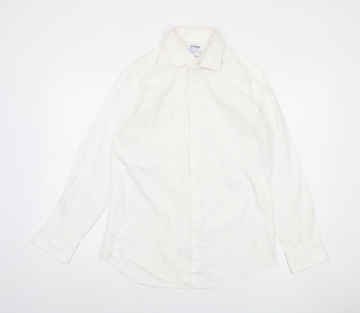 T.M.Lewin Men's White Extra-Slim Shirt