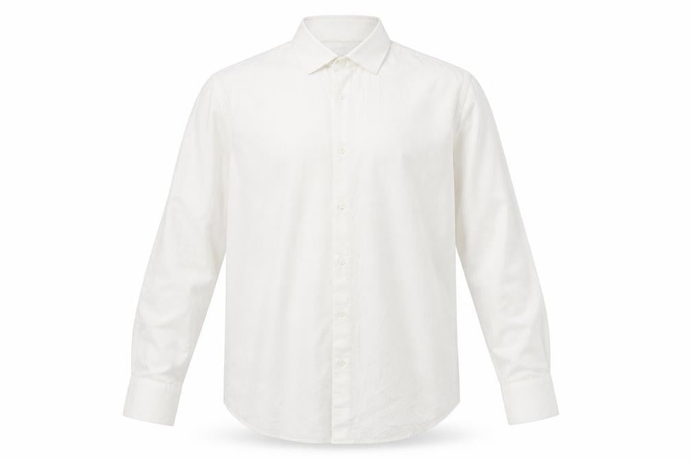 Front view of T.M.Lewin Men's White Extra-Slim Shirt