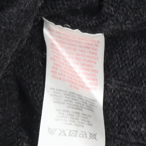 Kensington Dockside Men's Black XL Henley Jumper