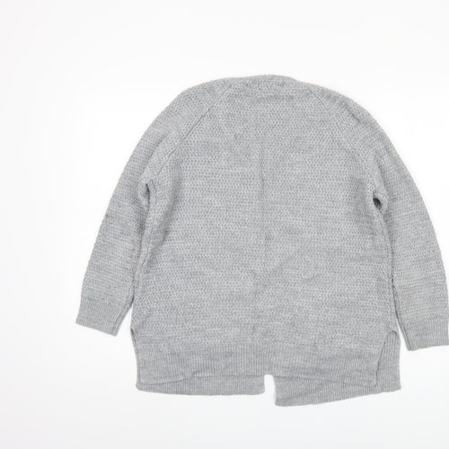 Fat Face Women's Grey V-Neck Cardigan UK 10