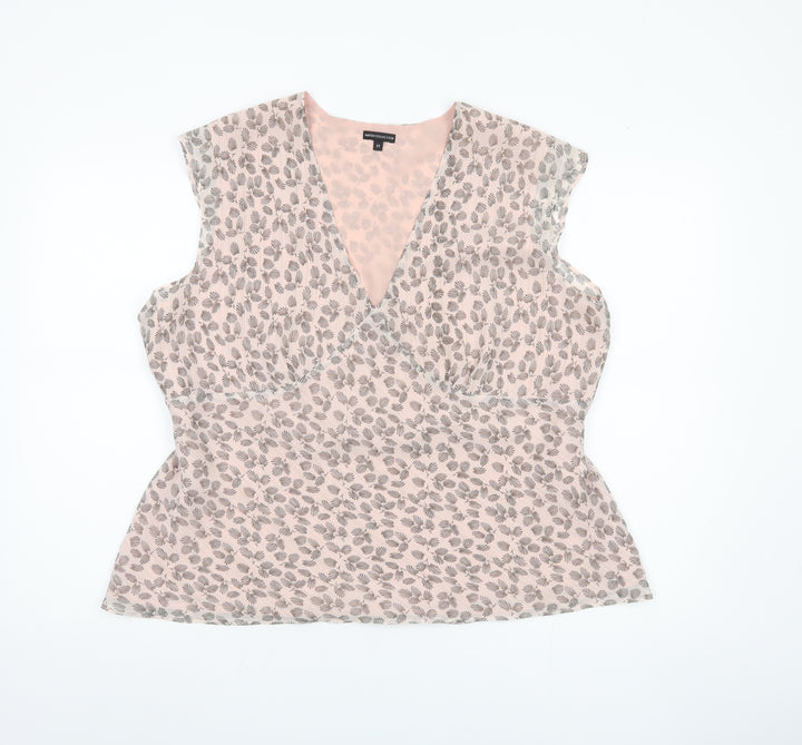 Marks and Spencer Women's Floral Wrap Blouse, Size 20