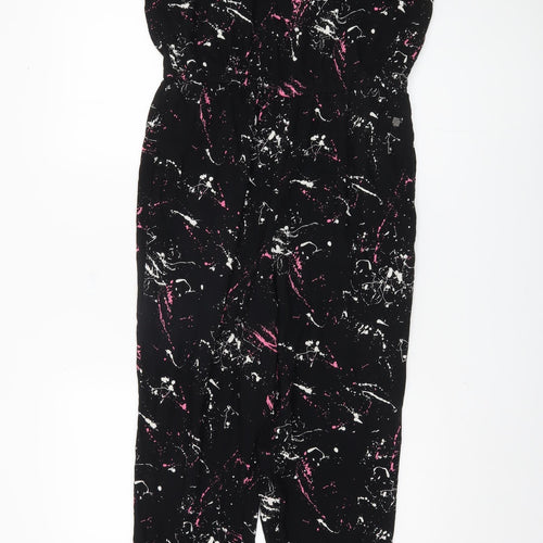 Superdry Women's Black Sleeveless Jumpsuit L