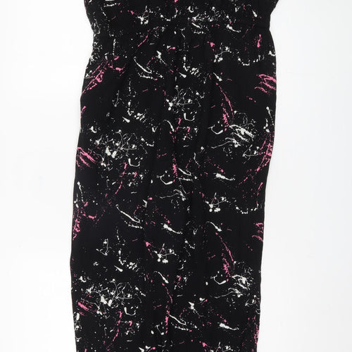 Superdry Women's Black Sleeveless Jumpsuit L