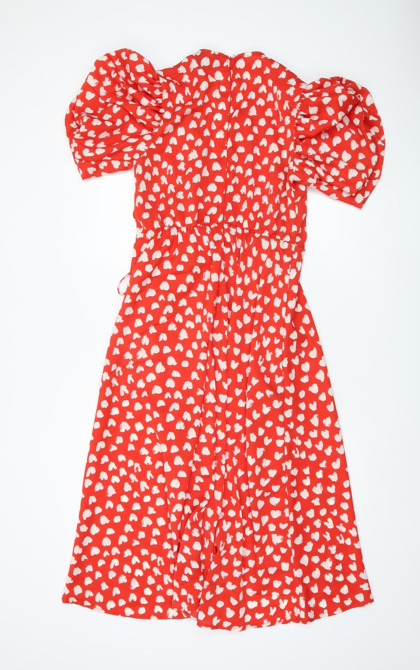 AX Paris Red Heart A-Line Women's Dress Size 14