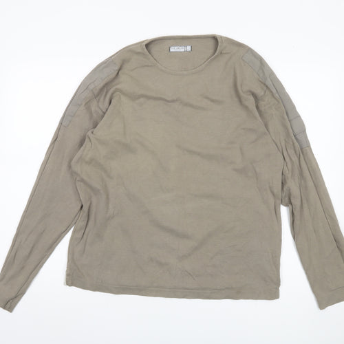 Ted Baker Men’s Beige Long Sleeve T-Shirt, Size L