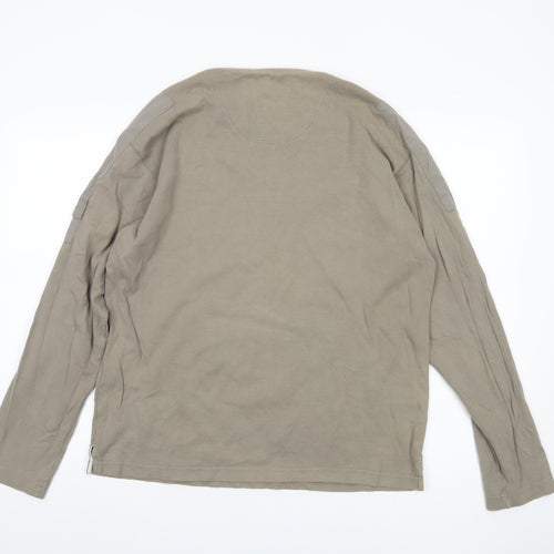 Ted Baker Men’s Beige Long Sleeve T-Shirt, Size L