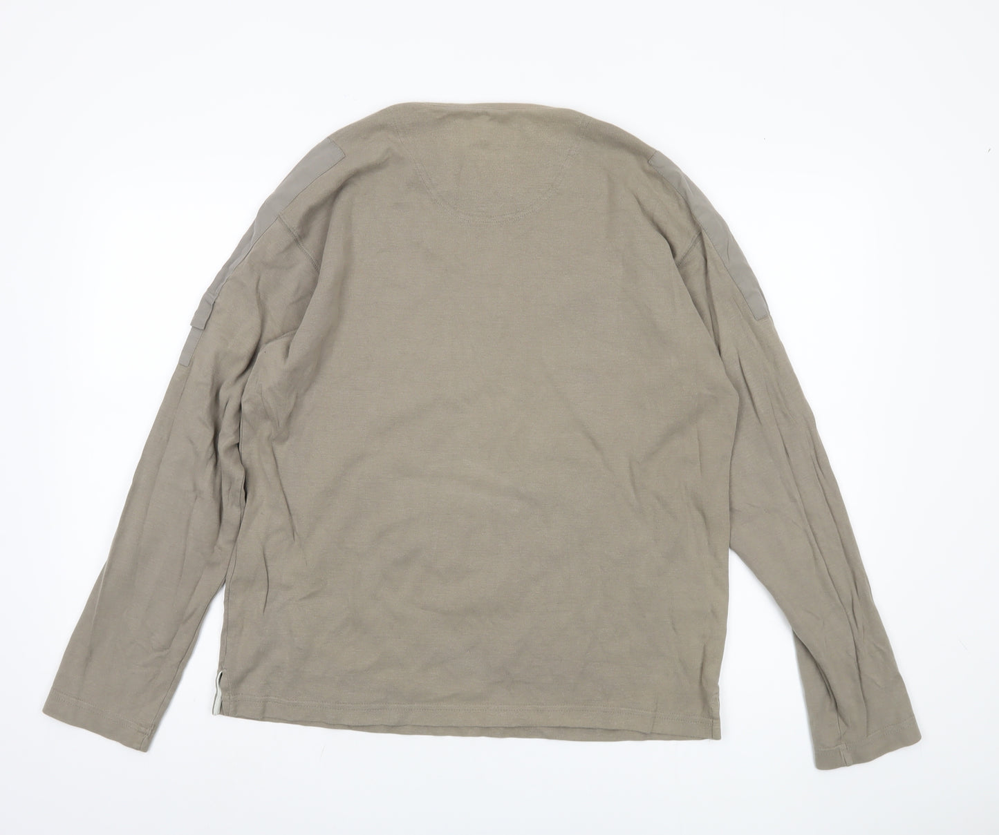 Ted Baker Men’s Beige Long Sleeve T-Shirt, Size L