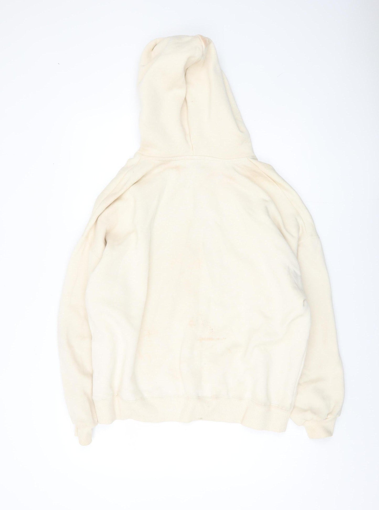 Pull&Bear Beige Teen Hoodie, Size 12, Graphic Design