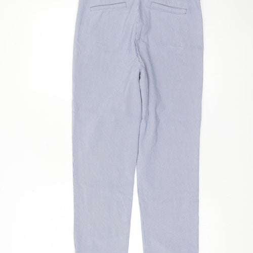 Eliane Rose Womens Blue Cropped Trousers Size 14