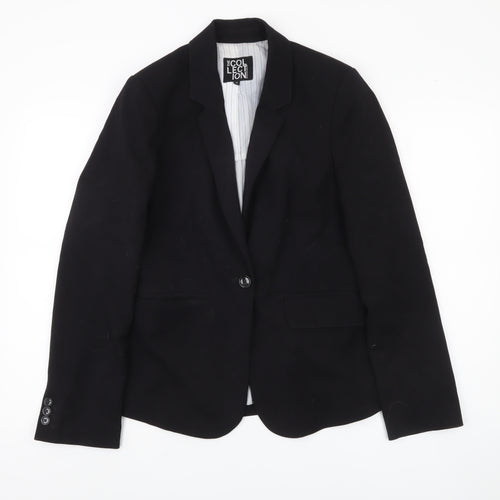 Debenhams Women's Black Blazer Size 12 Business Formal