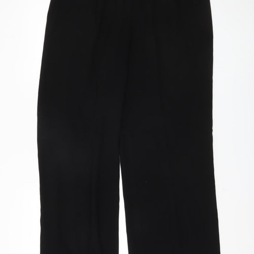 CC Women's Black Wide-Leg Trousers Size 14