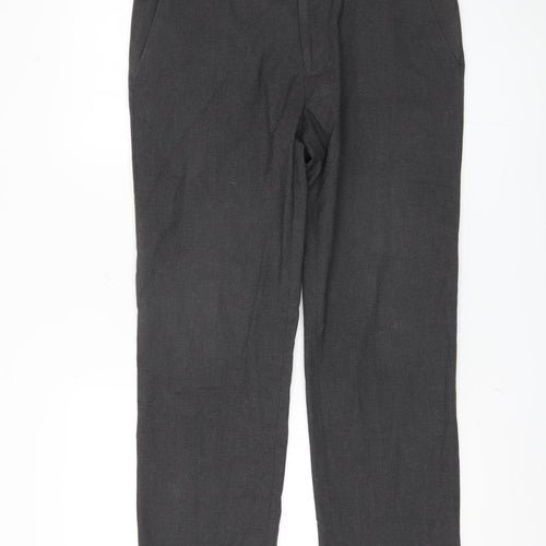 Burton Menswear Grey Dress Pants, Size 34, Tailored Fit