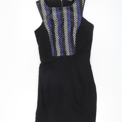 ÂME Women's Black XS Bodycon Mini Dress