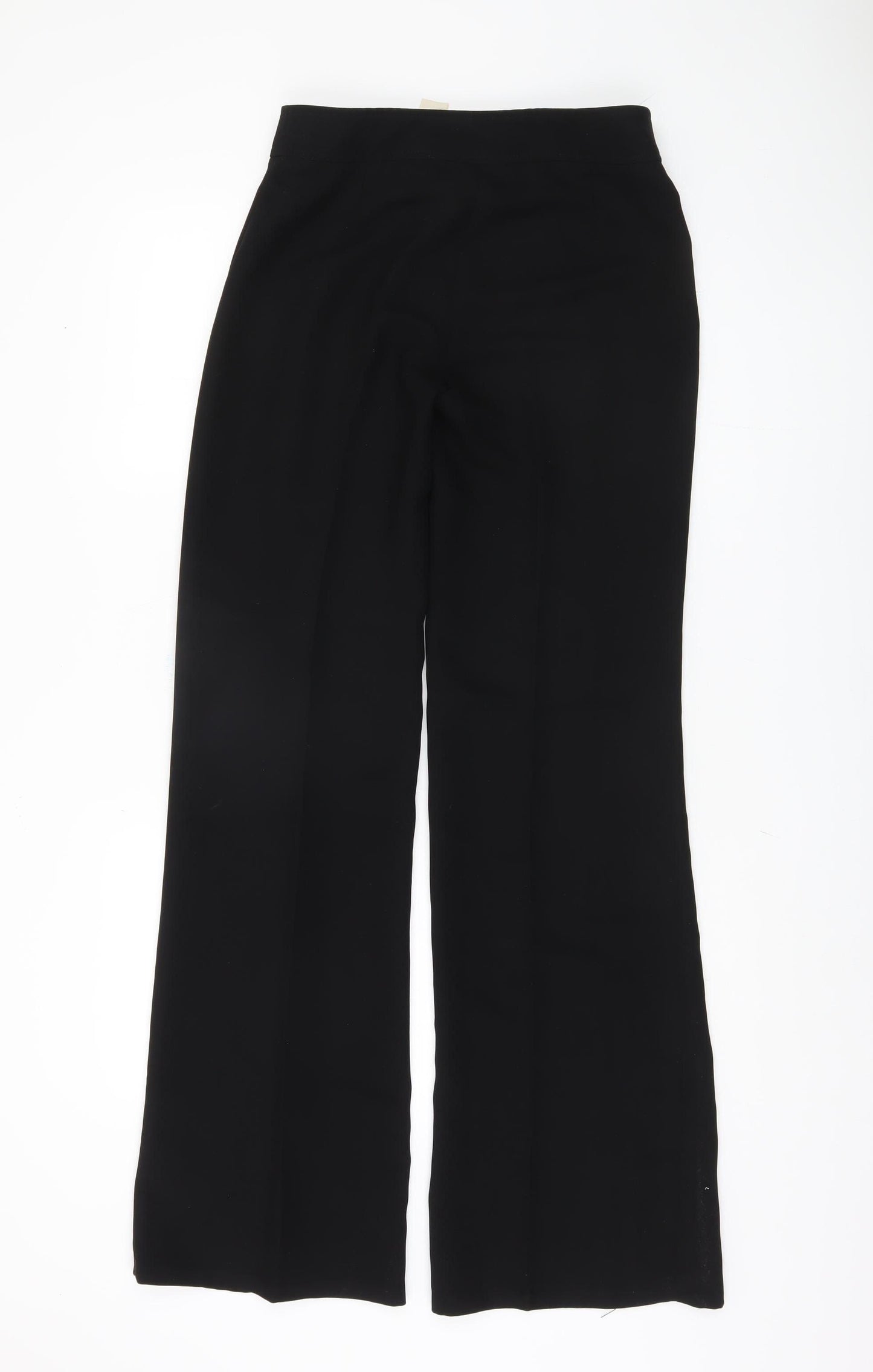 Zara Women's Black Wide-Leg Trousers Size 8