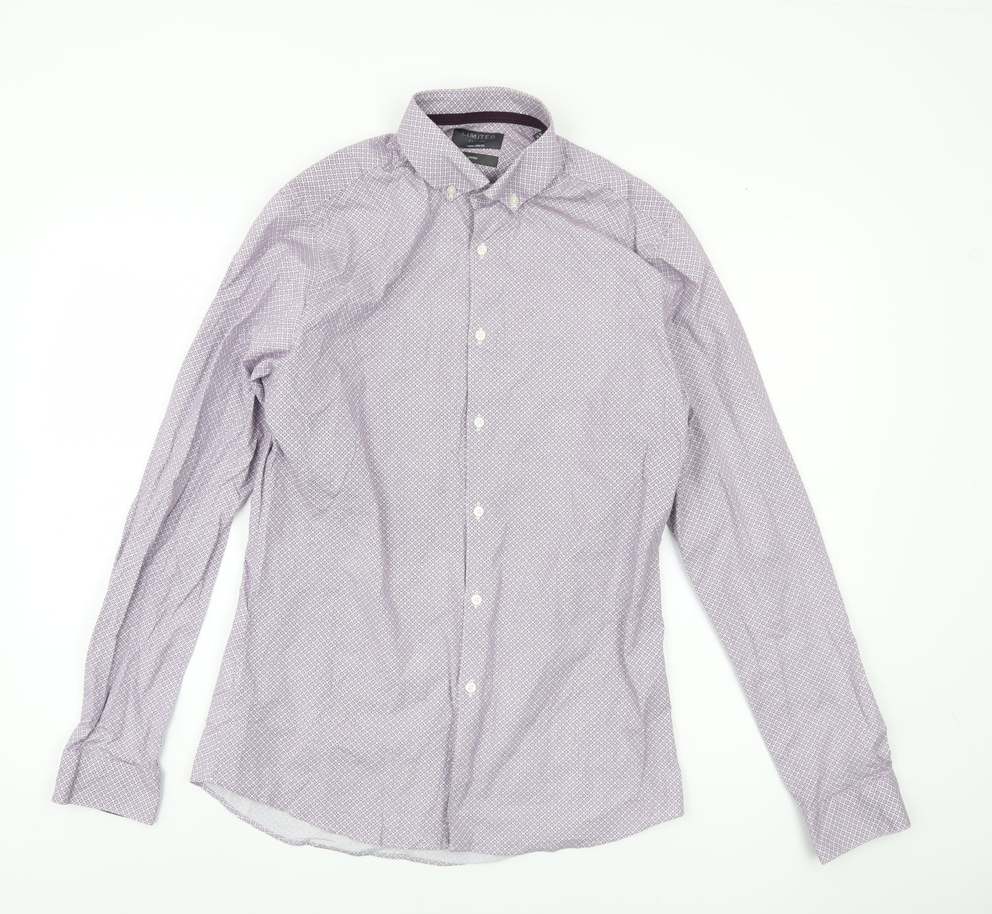 Marks and Spencer Men's Multicoloured 15 Button-Up Shirt
