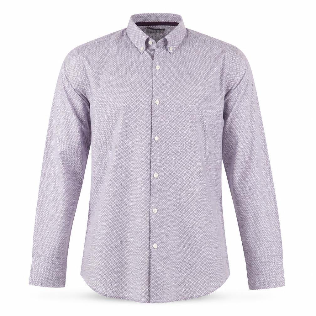 Front view of Marks & Spencer Men's Multicoloured 15 Button-Up Shirt