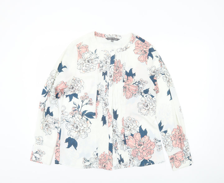 Laura Ashley Women's Floral Blouse Size 10 Multicoloured