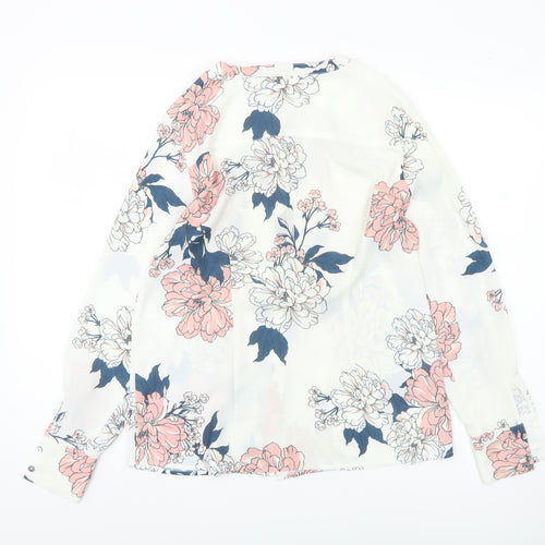 Laura Ashley Women's Floral Blouse Size 10 Multicoloured