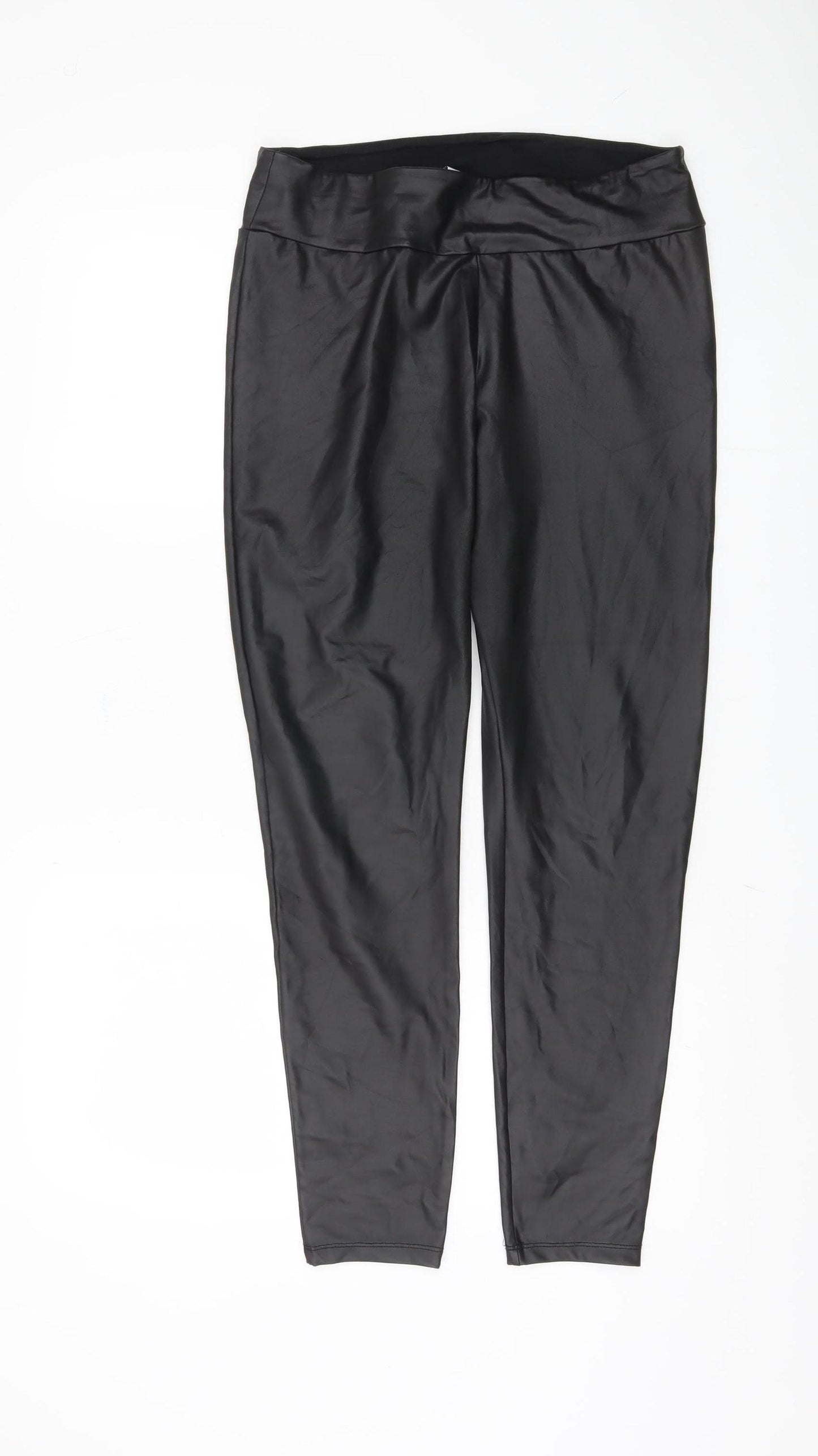 River Island Women's Black Leggings Size 12