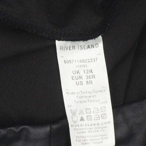 River Island Women's Black Leggings Size 12