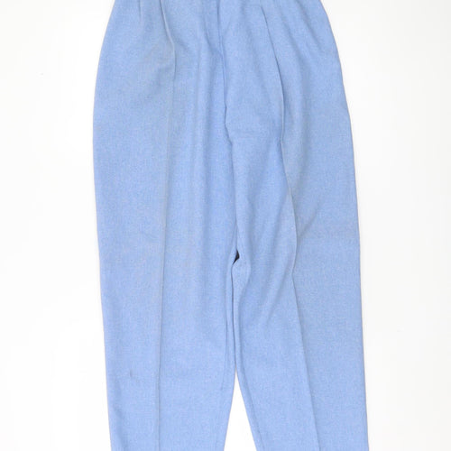 Bon Marché Women's Blue Pleated Trousers - Size 16