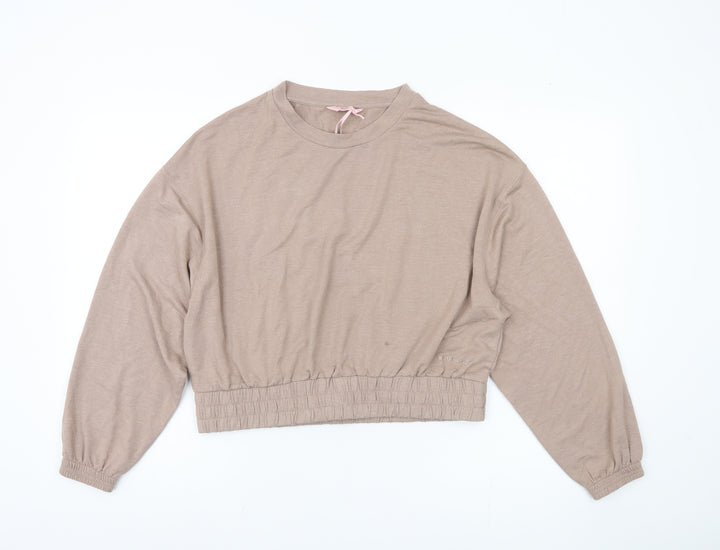 Boux Avenue Women's Beige Pullover Sweatshirt Size 12