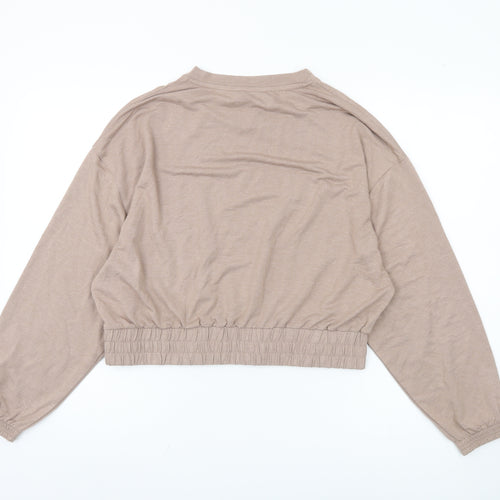 Boux Avenue Women's Beige Pullover Sweatshirt Size 12