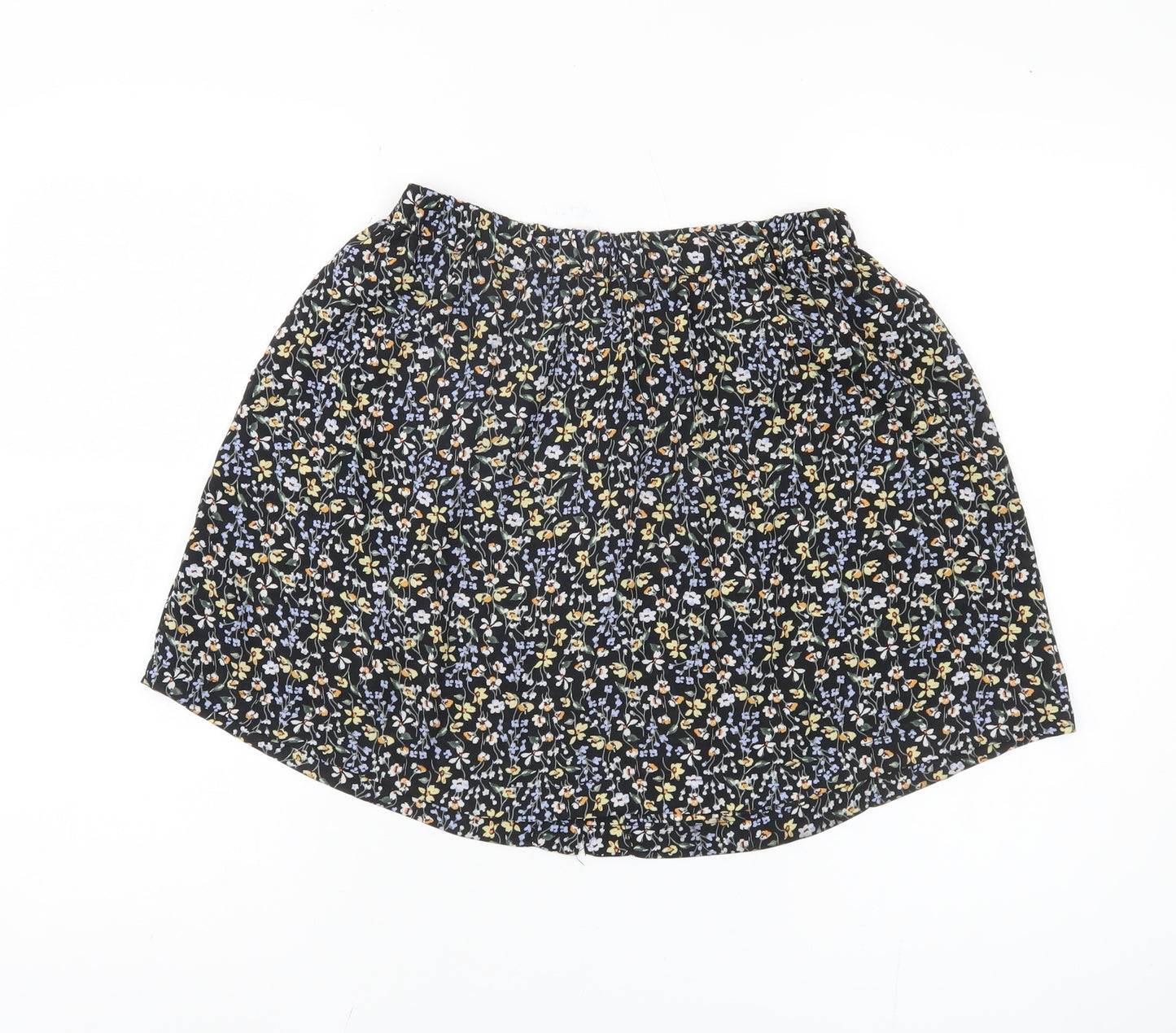 Urban Renewal Women's Black Floral Short Skirt S