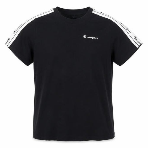 Champion Boys Black XL T-Shirt Logo Short Sleeve