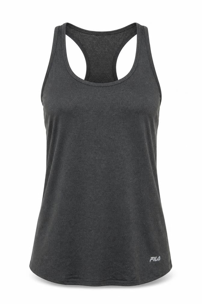 Fila Women's Black Tank Top - Large, Lightweight Polyester