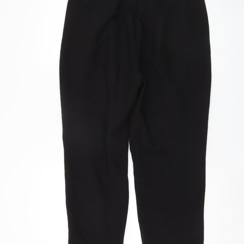 Stradivarius Black Straight Trousers for Women Size 14