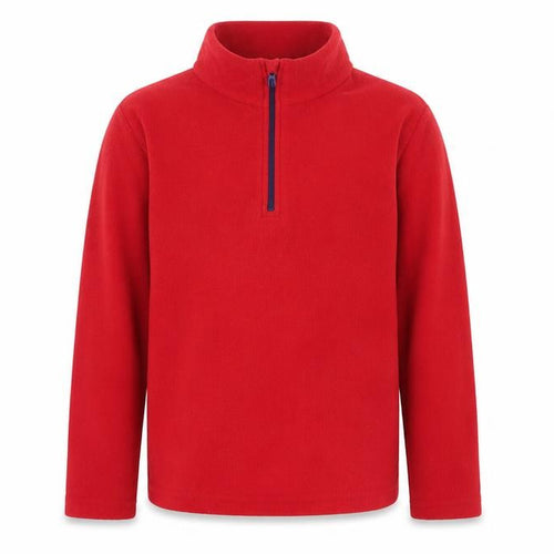 Mountain Warehouse Boys Red Fleece 1/4 Zip Sweatshirt 11-12