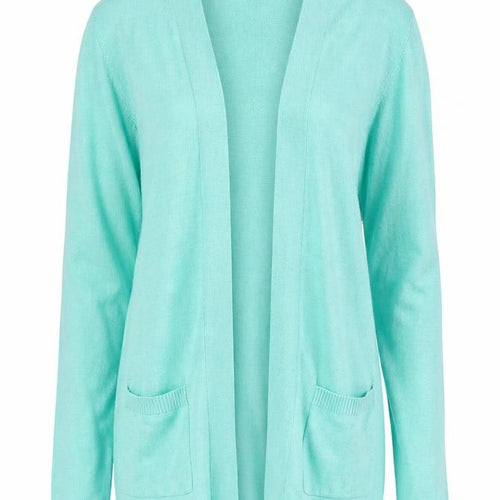 GAP Women's Green XS Open Front Cardigan Long Sleeve Casual