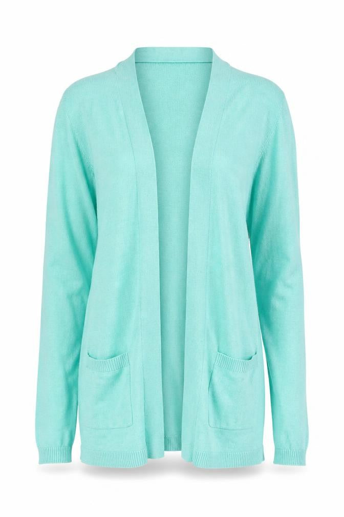 GAP Women's Green XS Open Front Cardigan Long Sleeve Casual