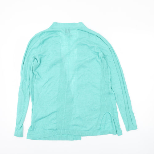 GAP Women's Green XS Open Front Cardigan Long Sleeve Casual
