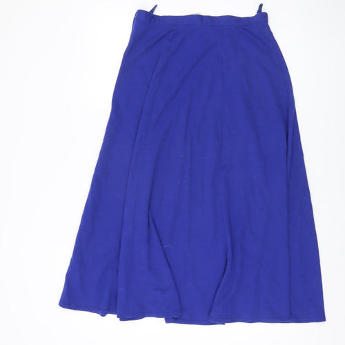 St Michael Women's Blue Midi Skirt Size 16
