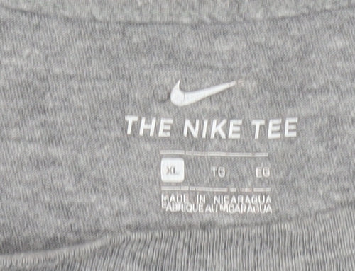 Nike Unisex Grey Crew Neck T-Shirt XL