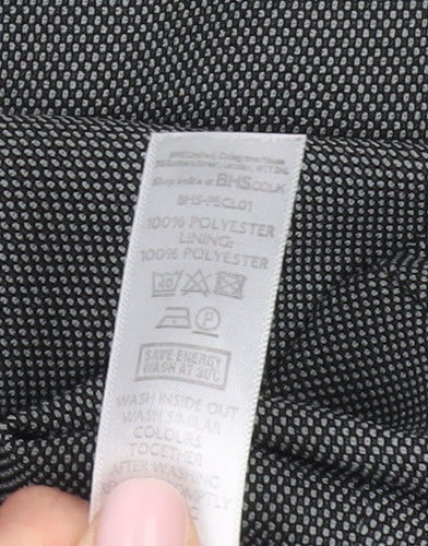 BHS Women’s Grey Knee Length Pencil Skirt Size 10