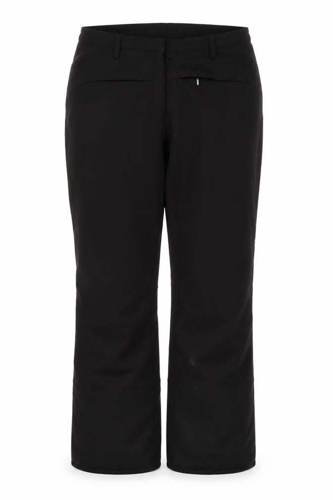 Front view of Oxylane Black Women's Trousers, size 14, Mid Rise