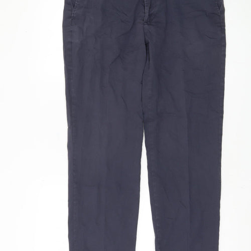 Marks and Spencer Blue Chino Trousers - 34 Regular