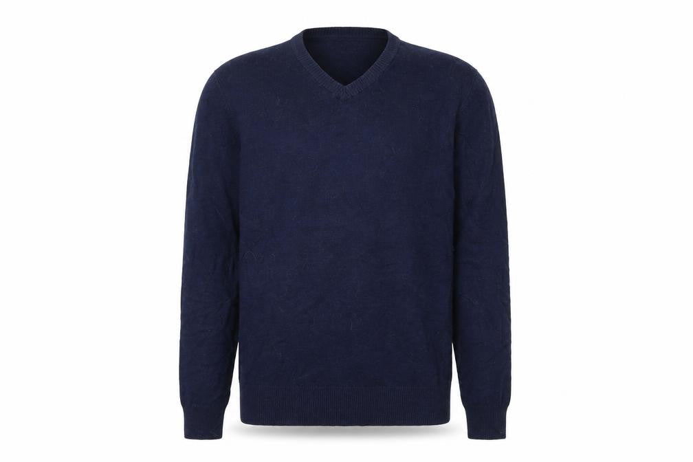 American Eagle Men's Blue Pullover Jumper M
