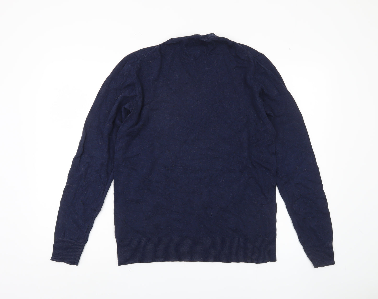 American Eagle Men's Blue Pullover Jumper M