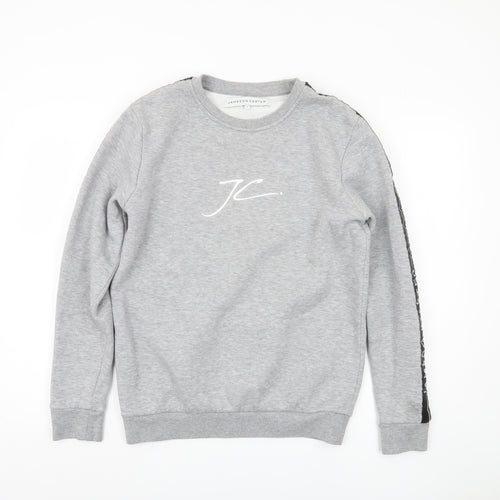 Jameson Carter Men's Grey Crew Neck Sweatshirt S