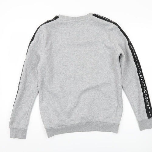 Jameson Carter Men's Grey Crew Neck Sweatshirt S