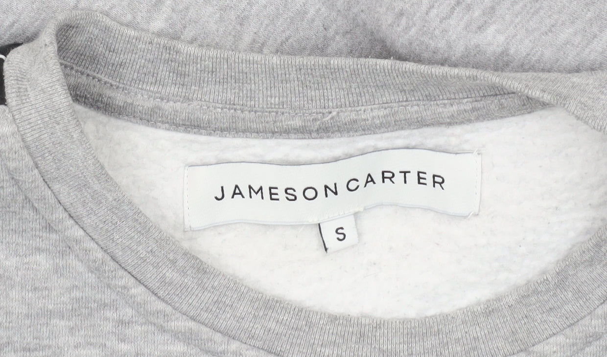 Jameson Carter Men's Grey Crew Neck Sweatshirt S
