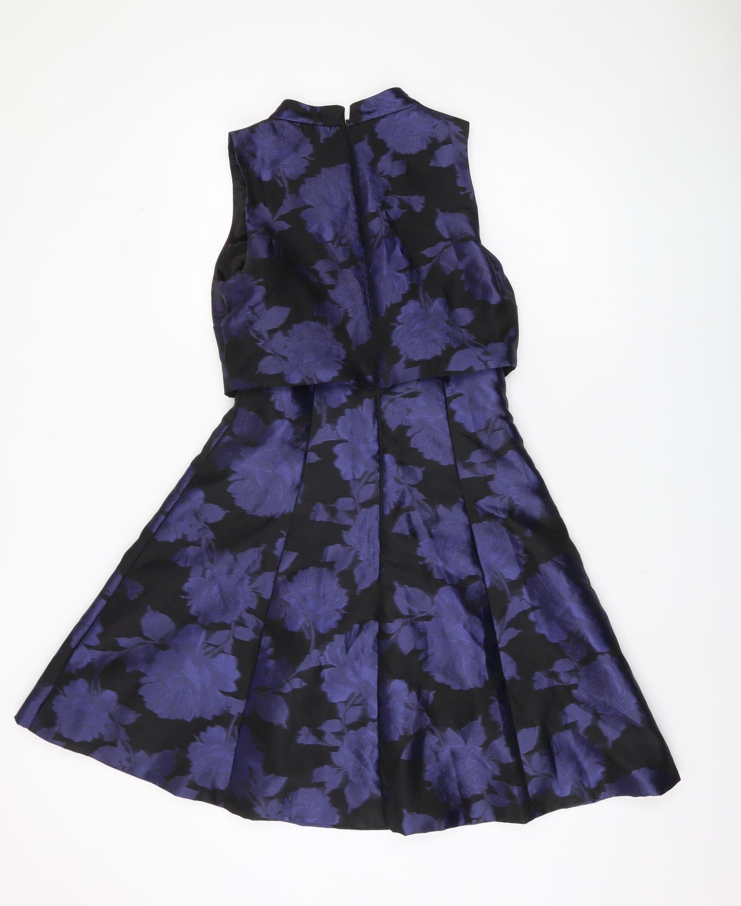 Coast Women's Purple Floral Fit & Flare Dress, Size 10